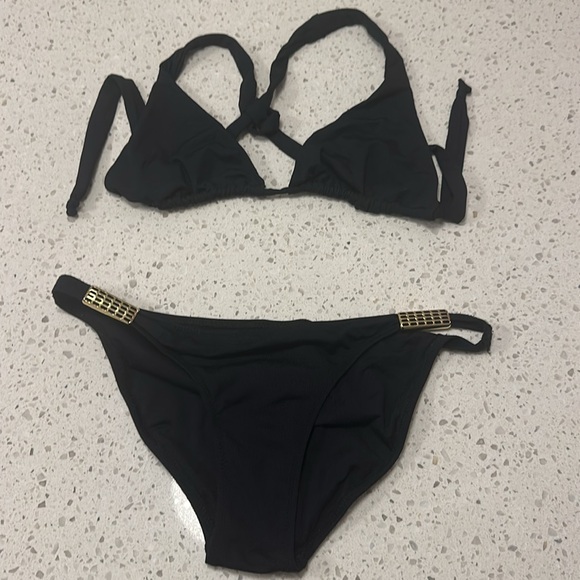Melissa Odabash bikini size 6 black NWOT - Picture 1 of 11